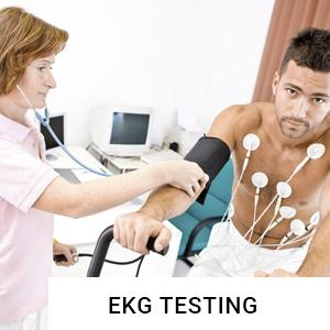 EKG testing